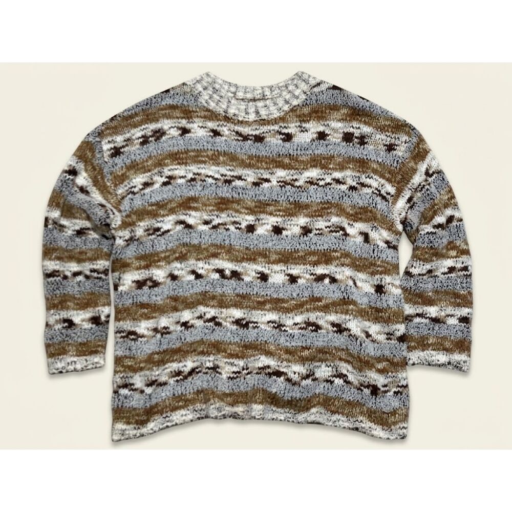 Peace Love World Womens XXL Stripe Sweater